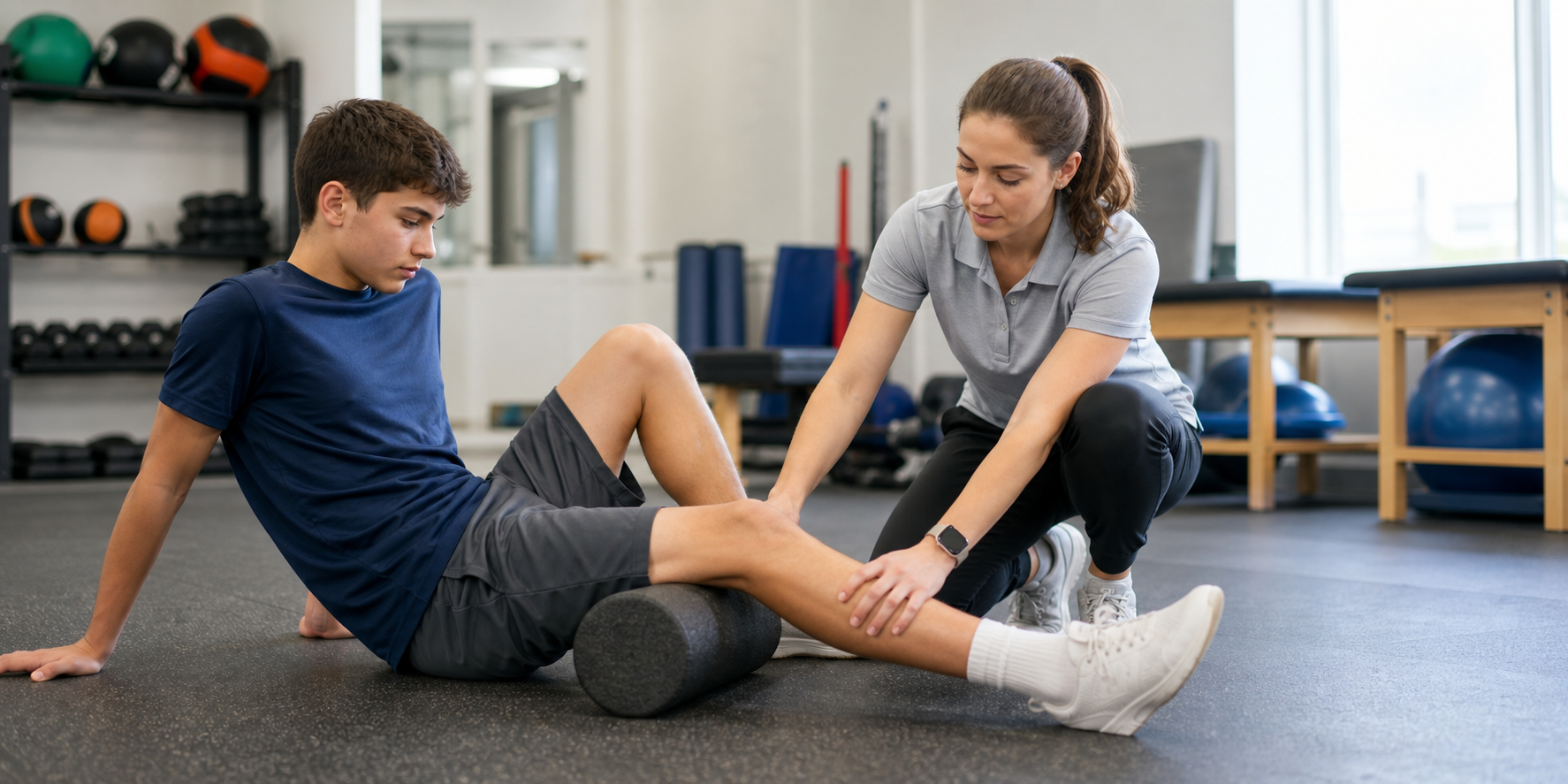 School or sports rehab physical therapy setting
